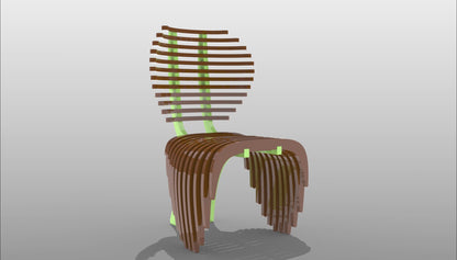 Dripping Chocolate Chair